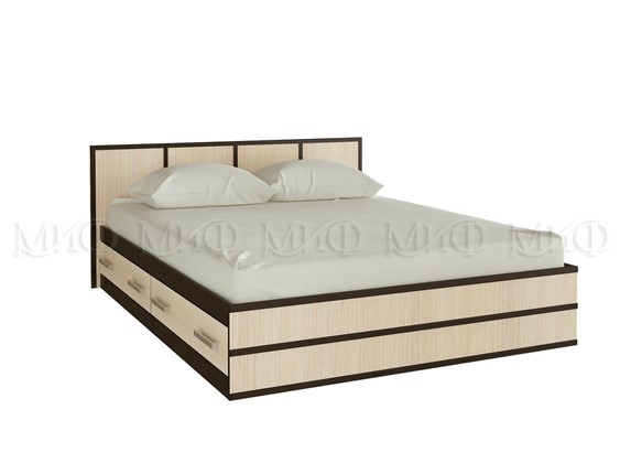 Спальная кровать Сакура 1200 с ящиками в Элисте - изображение