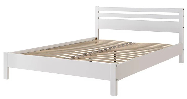Кровать Милена (Белый античный) 900х200 в Элисте - изображение 2