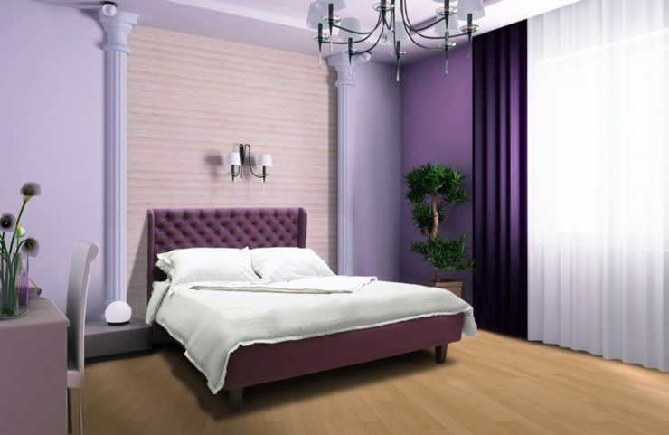 Кровать без механизма 2х-спальная Моника 2 с высокими ножками 2000х2150 мм в Элисте - изображение 4
