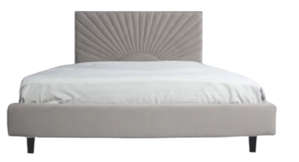 Кровать без механизма с мягким изголовьем с высокими ножками Майя 1500х2150 мм в Элисте - изображение