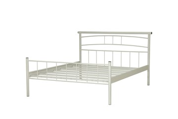 Двухспальная кровать 42.25 ТОКИО, металл белый в Элисте - предосмотр