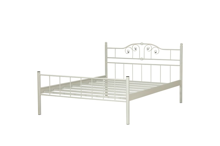 Двухспальная кровать 42.26-01 БОСТОН, металл белый в Элисте - изображение 3