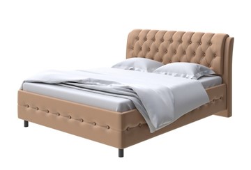 Двуспальная кровать Como (Veda) 4 180х200, Экокожа (Бронзовый перламутр) в Элисте