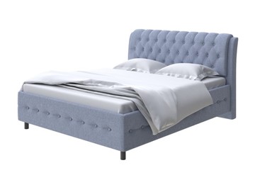 Двуспальная кровать Como (Veda) 4 180х200, Рогожка (Firmino Голубой лед) в Элисте