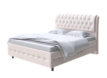 2-спальная кровать Como (Veda) 4 Grand 180х200, Микровелюр (Manhattan Цветочный белый) в Элисте