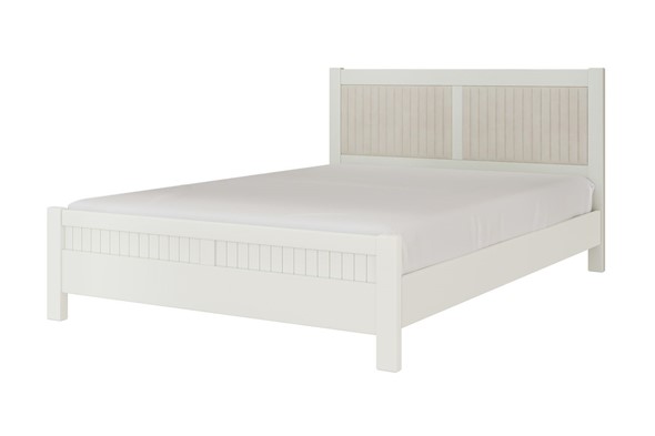Полуторная кровать Фрида (белый античный) 140х200 в Элисте - изображение