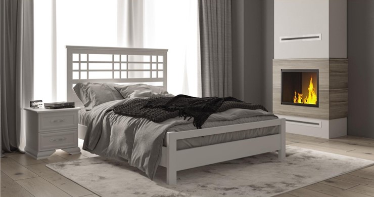 Двуспальная кровать Герда (Фисташковый) 160х200 в Элисте - изображение 1