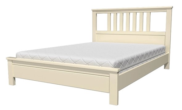 Спальная кровать Лаура (Слоновая кость) 140х200 в Элисте - изображение
