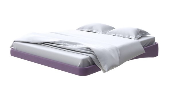 Кровать парящая 160х200, Микрофибра (Diva Вечерний ирис) в Элисте - изображение