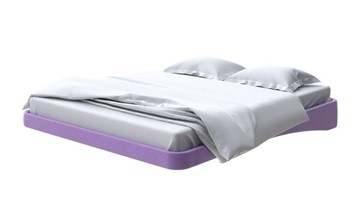 Кровать двуспальная парящая 180х200, Велюр (Forest 741 Светло-фиолетовый) в Элисте