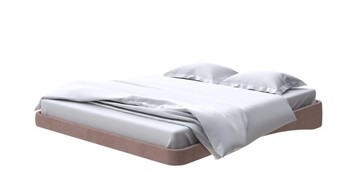 Кровать двуспальная парящая 180х200, Велюр (Ultra Горячий шоколад) в Элисте