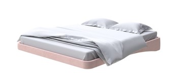 Кровать парящая 200х200, Велюр (Ultra Розовый мусс) в Элисте