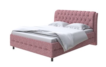 1,5-спальная кровать Como (Veda) 4 140х200, Рогожка (Levis 62 Розовый) в Элисте