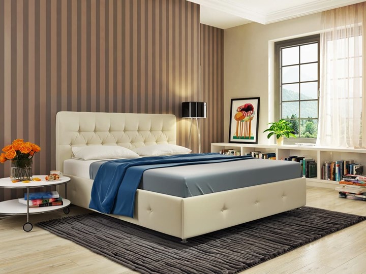 Кровать с механизмом 1.5-спальная Афина размер 140х200 в Элисте - изображение 7