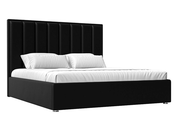 Кровать с механизмом Афродита 160, Черный (Экокожа) в Элисте - изображение