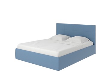 Двуспальная кровать с механизмом Alba 180х200, Рогожка (Тетра Голубой) в Элисте