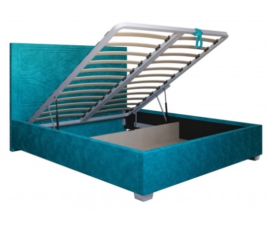 Кровать с подъемным механизмом, основанием и ящиком АЛЕКСИЯ 160х200 в Элисте - изображение 3