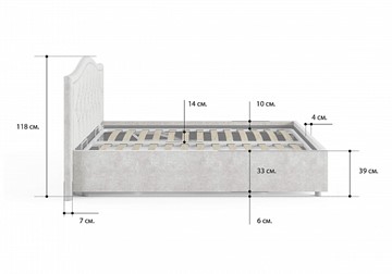 Кровать с подъемным механизмом Ancona 90х200 в Элисте - предосмотр 13