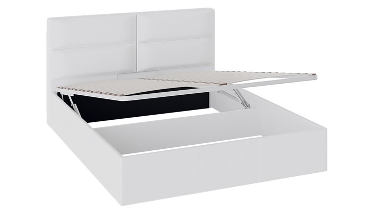 Двуспальная кровать с механизмом Глосс ТД 319.01.02 (Белый) в Элисте - изображение 2