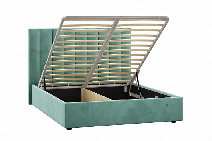 Двуспальная кровать с механизмом Ingrid 1600, Ультра минт в Элисте - изображение 3