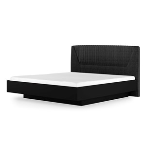 Кровать с механизмом 2х-спальная Марсель-11 (Черный, ткань Fenix black) 1600 в Элисте - предосмотр