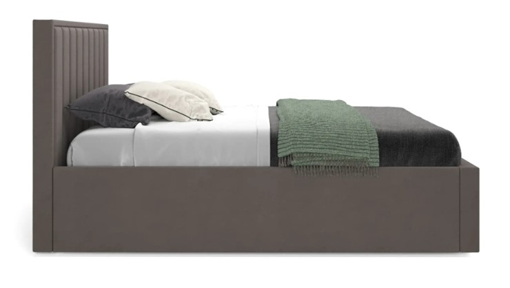 Кровать с механизмом двуспальная Вена 1800 с ящиком, Велюр Мора коричневый в Элисте - изображение 2