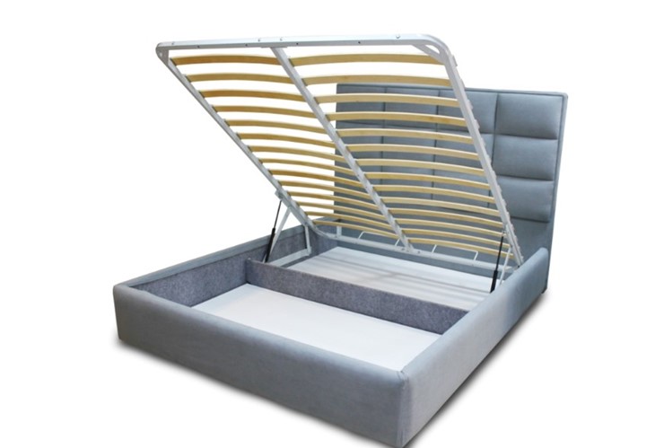 Кровать с подъемным механизмом с низкими ножками Беатрис 102х215 см в Элисте - изображение 2