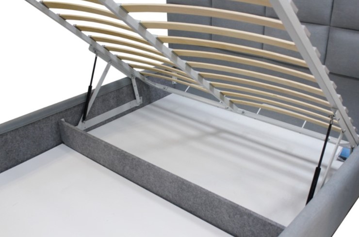 Кровать с подъемным механизмом с низкими ножками Беатрис 102х215 см в Элисте - изображение 3