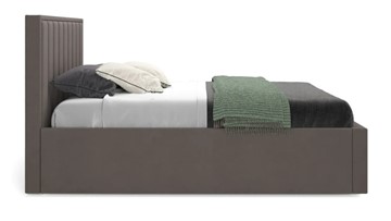 Кровать с подъемным механизмом Вена 1600 с ящиком, Велюр Мора коричневый в Элисте - предосмотр 2