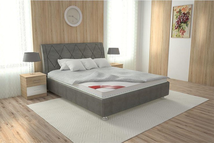 Кровать с подъемным механизмом Верона 160х200 (с коробом) в Элисте - изображение 4