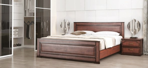 Кровать в спальню Стиль 2, 160х200 с основанием в Элисте - изображение