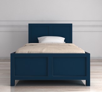 Кровать 1.5-спальная Jules Verne, (JV12ETGB), синий в Элисте - предосмотр