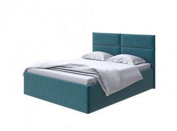 Односпальная кровать Clever 80х190 без кроватного основания (Велюр Forest 560 Морская волна) в Элисте