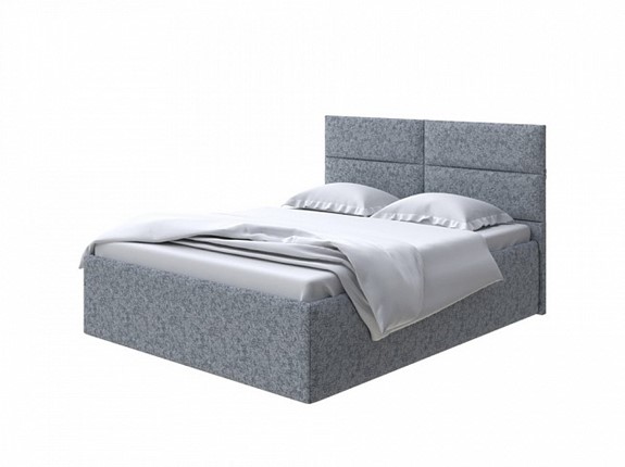 Кровать односпальная Clever 80х190 без кроватного основания (Рогожка Levis 85 Серый) в Элисте - изображение