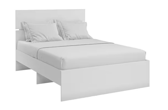 Спальная кровать Агата М10, 120х200 белая в Элисте - изображение 2
