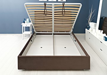 Кровать 1-спальная Chocolate 1200х1900 с подъёмным механизмом в Элисте - предосмотр 6