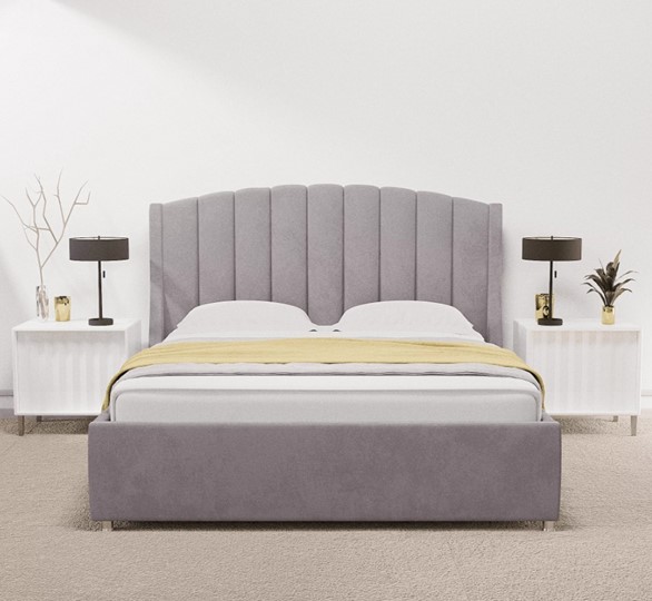 Двуспальная кровать Доминика 160х200 с подъемным механизмом и дном в Элисте - изображение 1