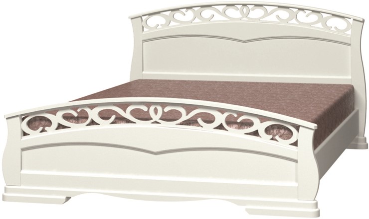 Кровать Грация-1 (Белый Античный) 90х200 в Элисте - изображение 1