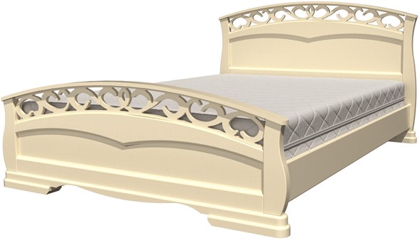 Кровать Грация-1 (слоновая кость) 120х200 в Элисте - изображение