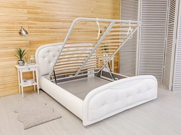 Спальная кровать Кристалл 5 1400х1900 с подъёмным механизмом в Элисте - предосмотр 4