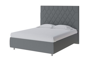 Кровать Rhomby 90х200, Рогожка (Savana Grey (серый)) в Элисте
