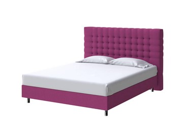 Кровать 1-спальная Tallinn Boxspring Standart 90х200, Рогожка (Savana Berry (фиолетовый)) в Элисте