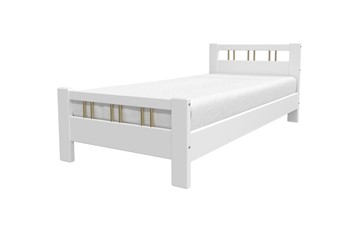 Кровать 1-спальная Вероника-3 (Белый Античный) 90х200 в Элисте