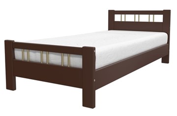 Односпальная кровать Вероника-3 (Орех) 90х200 в Элисте