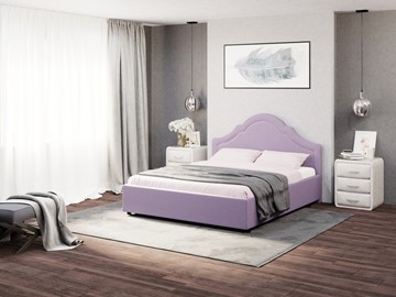Кровать Vintage 90х200, Велюр (Forest 741 Светло-фиолетовый) в Элисте