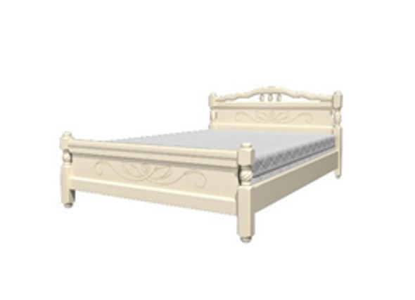 Кровать спальная Карина-6 (Слоновая кость) 180х200 в Элисте - изображение