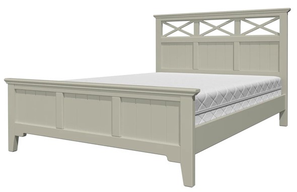 Полуторная кровать Грация-5 с фисташковым карнизом (Фисташковый) 140х200 в Элисте - изображение