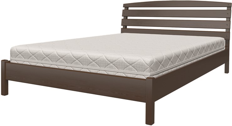 Спальная кровать Камелия-1 (Белый Античный) 140х200 в Элисте - изображение 4