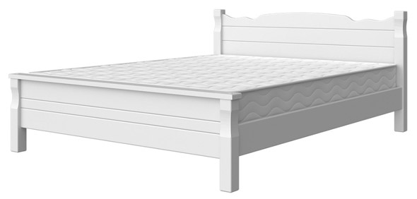 Кровать 2-спальная Мюнхен-4 (Белый античный) 160х200 в Элисте - изображение