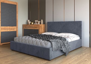 Спальная кровать Нельсон Абстракция 120х200 (вариант 2) с подъёмным механизмом в Элисте - предосмотр 1
